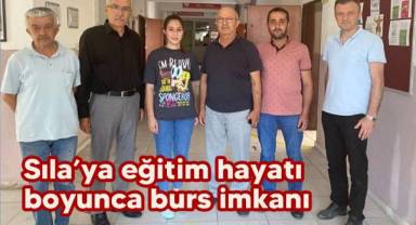 Sıla’ya eğitim hayatı boyunca burs imkanı