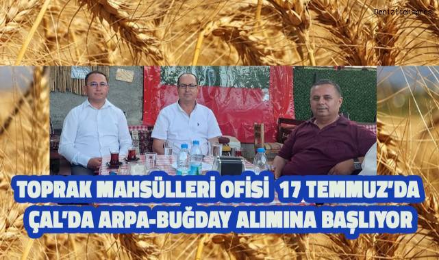 TOPRAK MAHSÜLLERİ OFİSİ 17 TEMMUZ’DA ARPA-BUĞDAY ALIMINA BAŞLIYOR