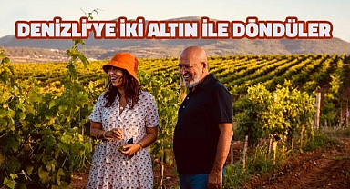 Denizli'ye iki altın ödülle döndüler