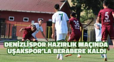 Denizlisopor Uşakspor ile 1-1 berabere kaldı