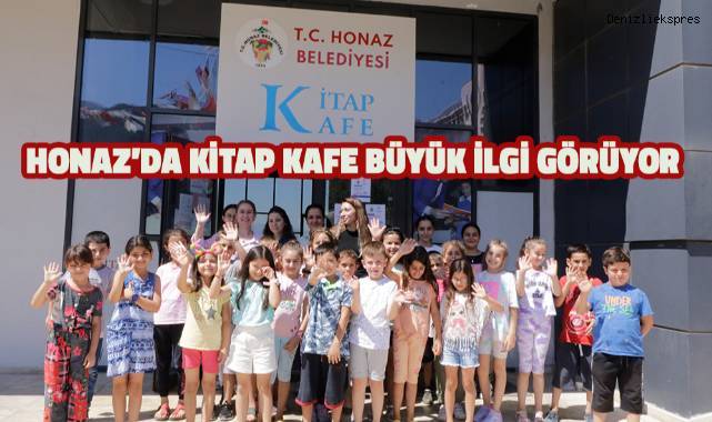 Honaz’da Kitap Kafe büyük ilgi görüyor