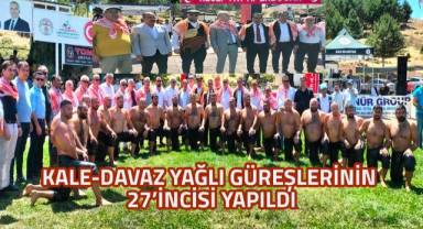 Kale-Davaz Yağlı Güreşlerinin 27.'incisi yapıldı