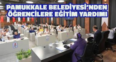 Pamukkale Belediyesi’nden öğrencilere eğitim yardımı