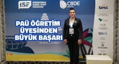 PAÜ Öğretim Üyesinden büyük başarı