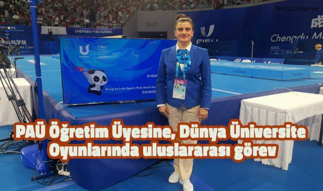 PAÜ Öğretim Üyesine, Dünya Üniversite Oyunlarında uluslararası görev