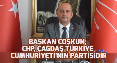 CHP Pamukkale İlçe Başkanı Coşkun’dan 100.Yıl Mesajı