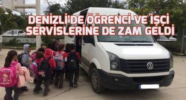 Denizli’de öğrenci ve işçi servis ücretleri belli oldu