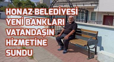 Honaz Belediyesi yeni bankları vatandaşın hizmetine sundu