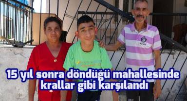 İzin alıp memleketine dönen İsa, mahallelinin kendisi için hazırladığı sürpriz sünnet düğününde doyasıya eğlendi