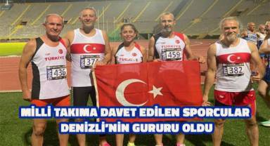 Milli Takıma davet edilen sporcular Denizli'nin gururu oldu