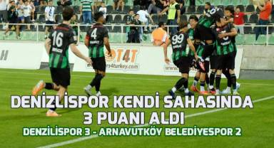 TFF 2. Lig: Denizlispor: 3 - Arnavutköy Belediyespor: 2
