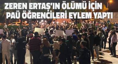 Asansör kazasında ölen Zeren Ertaş için PAÜ Öğrencilerinden eylem