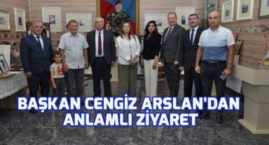 Başkan Cengiz Arslan’dan anlamlı ziyaret