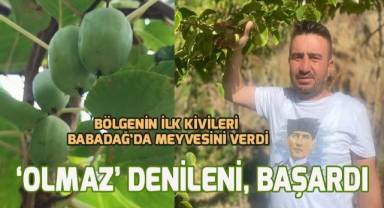 Bölgenin ilk kivileri Babadağ'da meyvesini verdi