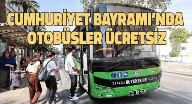 Cumhuriyet Bayramı’nda otobüsler ücretsiz