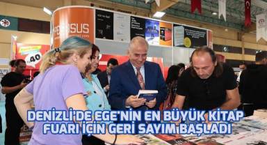 Denizli’de Ege'nin en büyük kitap fuarı için geri sayım başladı
