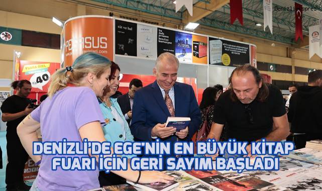 Denizli’de Ege'nin en büyük kitap fuarı için geri sayım başladı