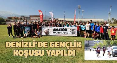 Denizli’de Gençlik Koşusu yapıldı