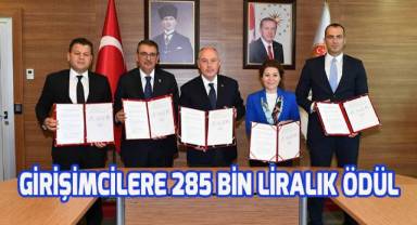 Denizli’de girişimcilere 285 bin TL ödül