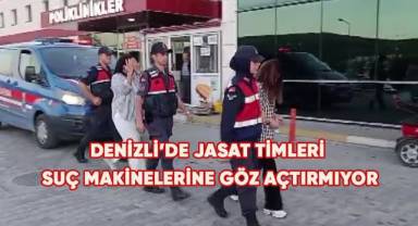 Denizli'de Jasat Timleri suç makinelerine göz açtırmıyor