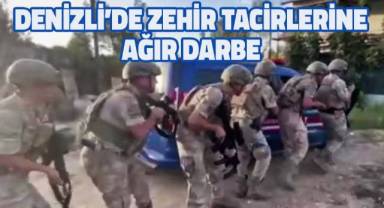 Denizli’de zehir tacirlerine ağır darbe vuruldu