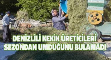 Denizlili kekik üreticileri sezondan umduğunu bulamadı