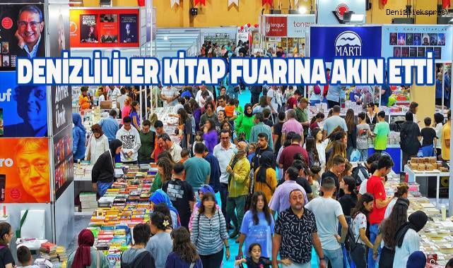 Denizlililer kitap fuarına akın etti