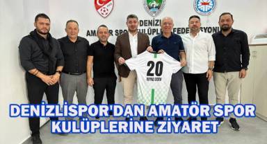 Denizlispor'dan amatör spor kulüplerine ziyaret