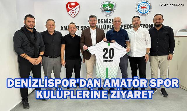 Denizlispor'dan amatör spor kulüplerine ziyaret