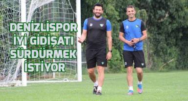 Denizlispor iyi gidişatı sürdürmek istiyor