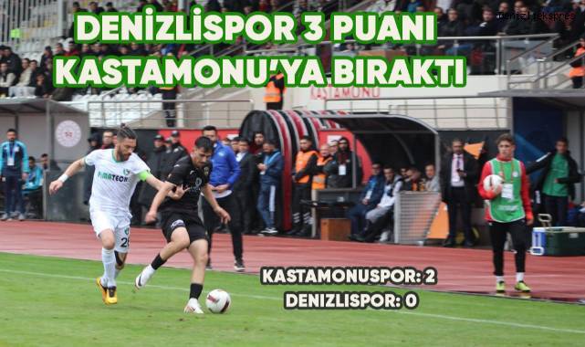 Denizlispor, Kastamonu’dan eli boş dönüyor