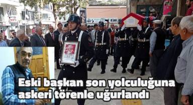 Eski başkan son yolculuğuna askeri törenle uğurlandı