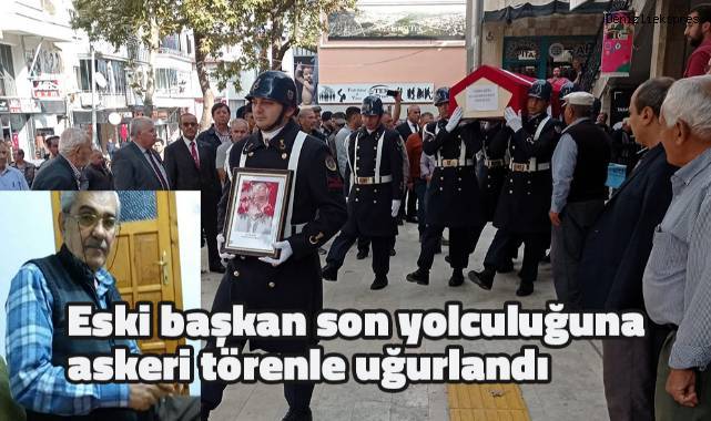 Eski başkan son yolculuğuna askeri törenle uğurlandı