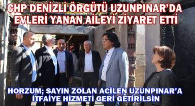 İl Başkanı Horzum; Sayın Zolan acilen Uzunpınar'a itfaiye hizmeti geri getirilsin