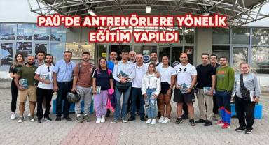 PAÜ’de antrenörlere yönelik eğitim yapıldı