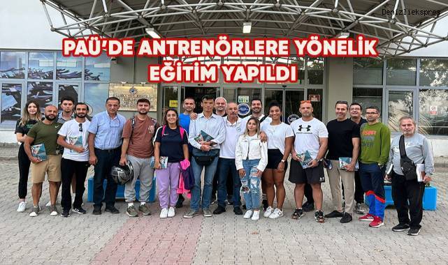 PAÜ’de antrenörlere yönelik eğitim yapıldı