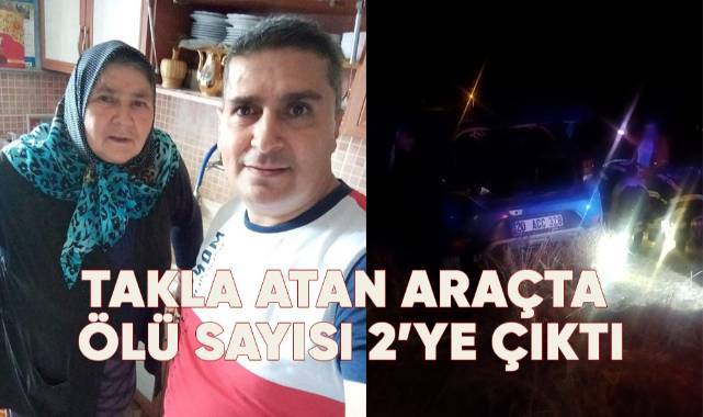 Takla atan araç anne ve oğluna mezar oldu
