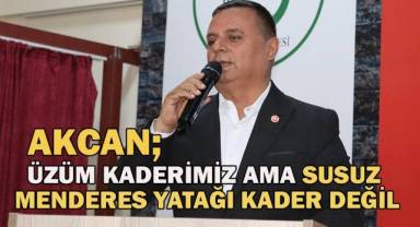 Başkan, üzüm ve şarabın turizmle entegre edileceğini, ancak Büyük Menderes Nehri’nin kaderine terk edilmemesi gerektiğini söyledi.