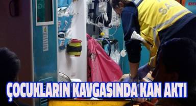 Çocukların bıçaklı kavgasında kan aktı: 1 yaralı