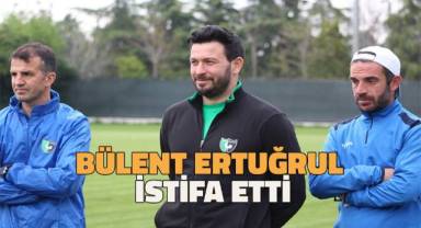 Denizlispor’da Teknik Direktör Bülent Ertuğrul istifa etti