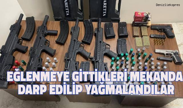 Eğlenmeye gittikleri mekanda darp edilip yağmalandılar