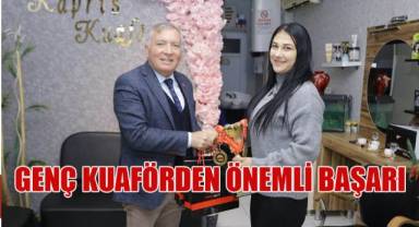 Genç Kuaförden Büyük Başarı