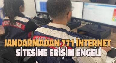 Jandarmadan 771 internet sitesine erişim engeli