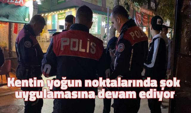 Kentin yoğun noktalarında şok uygulamasına devam ediyor