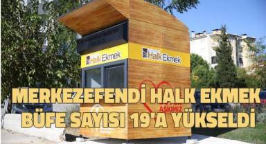 Merkezefendi Halk Ekmek büfe sayısı 19'a yükseldi
