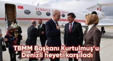 TBMM Başkanı Kurtulmuş’u Denizli heyeti karşıladı