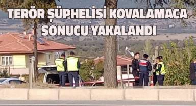 Terör şüphelisi kovalamaca sonucu yakalandı