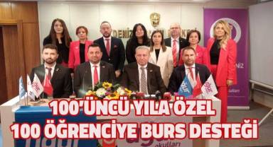 Uğur Okulları Denizli Kampüsü’nden Cumhuriyet’in 100’üncü yılında 100 öğrenciye eğitim desteği