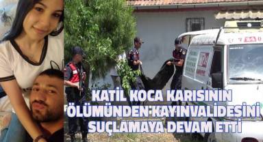 Yeni doğan bebeğinin annesini 8 kurşunla öldüren koca, kayınvalidesini suçlamaya devam etti