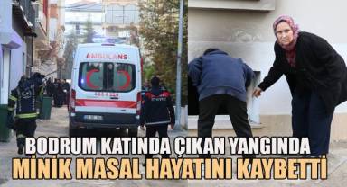 Annesi ve kardeşinin yaralandığı yangında minik Masal hayatını kaybetti